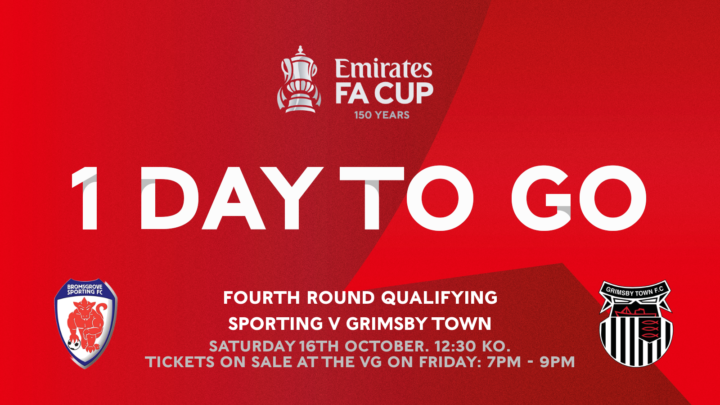 FA CUP TICKETS: On sale Friday, 12pm – 2pm and 7pm – 9pm