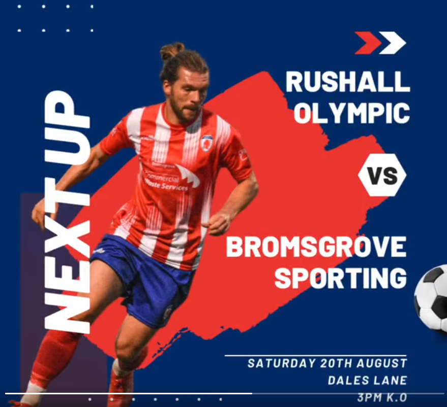 Match Info: Saturday’s Visit to Rushall Olympic