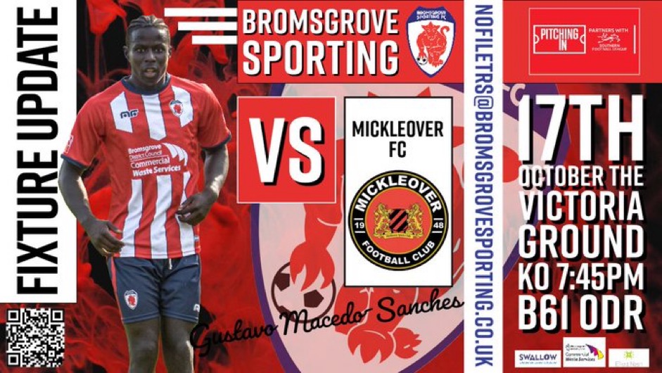 New Date for Mickleover Fixture