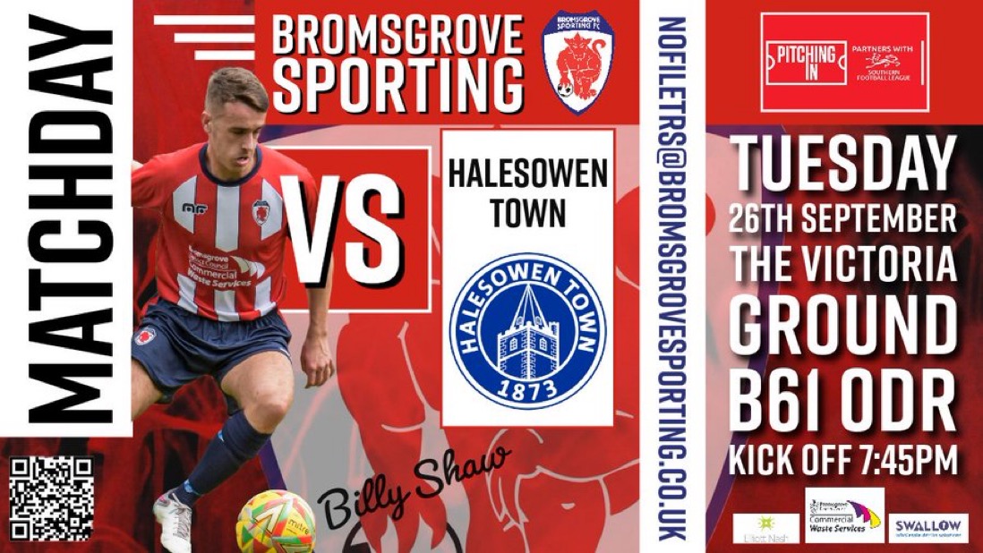 MATCH PREVIEW: Ahead of Today’s league Home Match v HALESOWEN