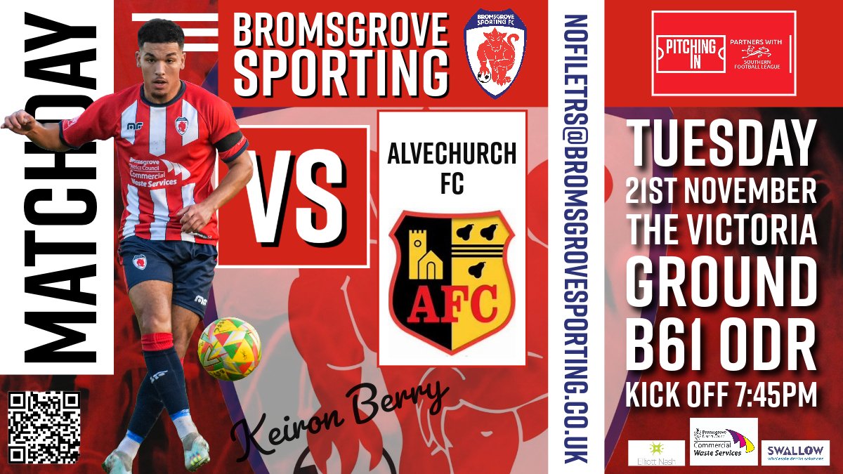 MATCH PREVIEW: Ahead of Tonight’s Home league Match v ALVECHURCH