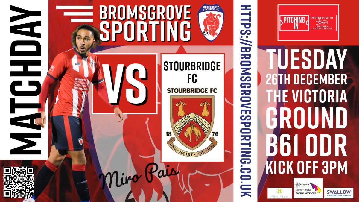 MATCH PREVIEW: Ahead of Today’s Home Match v STOURBRIDGE