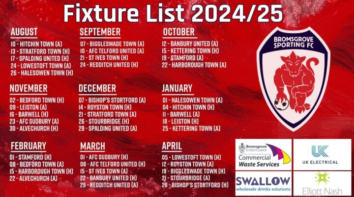 2024/25 SEASON: League Fixtures Released