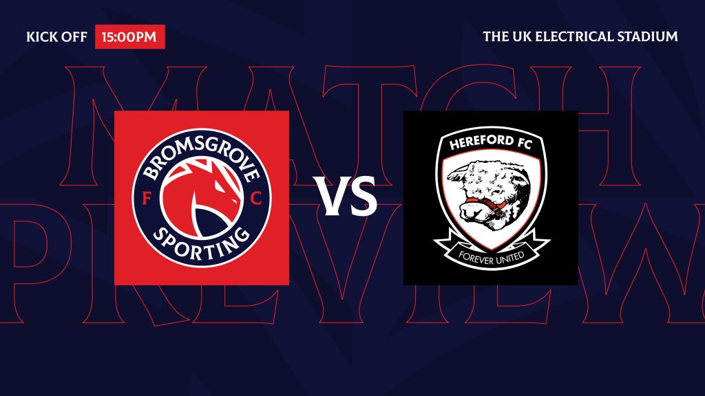 MATCH INFO: For Today’s Home Match v Hereford