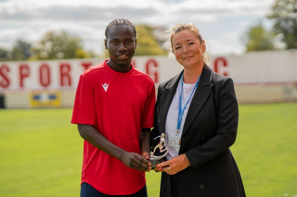 AUGUST PLAYER OF THE MONTH: Lamin Barrow